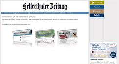 Desktop Screenshot of hellerthaler-zeitung.de